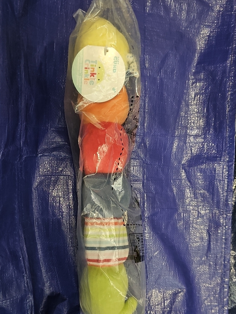 Baby Gund Tinkle Crinkle Cayerpillar Baby Toy